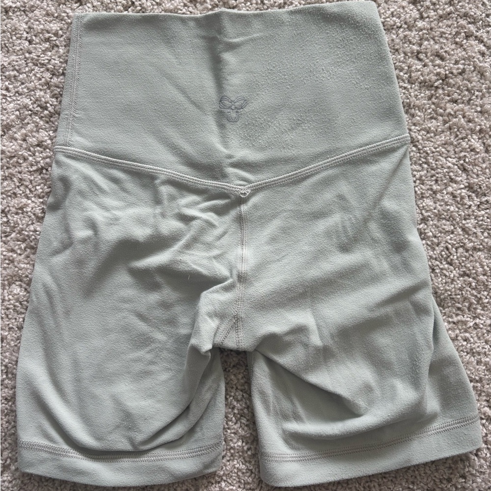 Aritzia Light Gray Bike Shorts